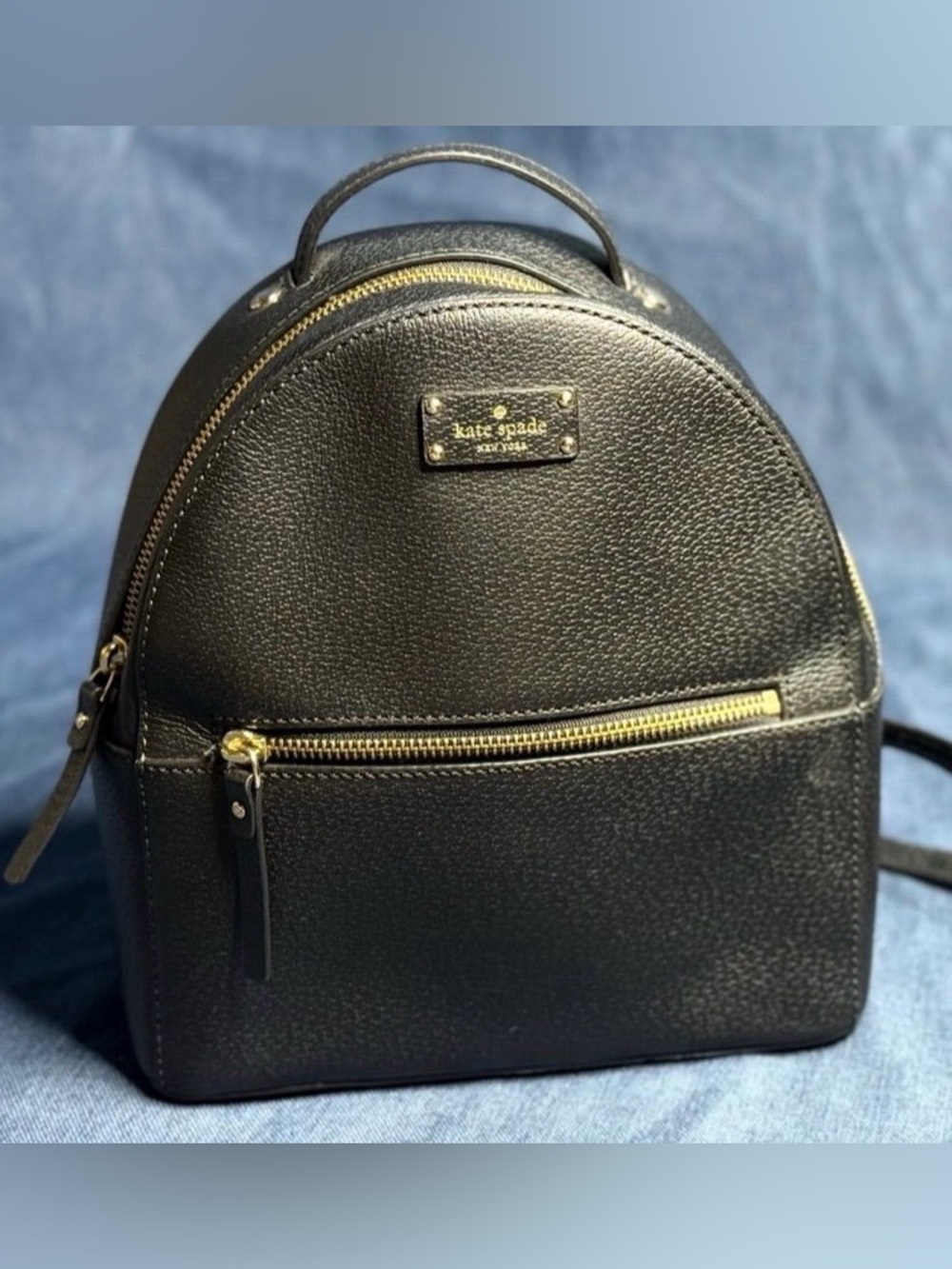 Kate Spade New York Grove Street Sammi Black Leather mini backpack